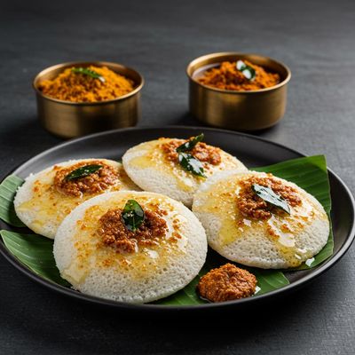 Ghee Podi Tatte Idli